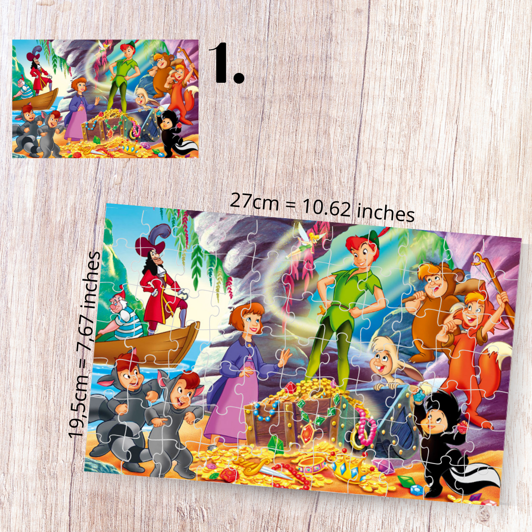 Puzzle 88 Pieces - Peter Pan Inspired