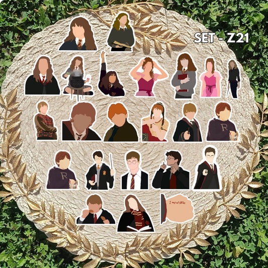 Zestaw naklejek Harry Potter / Harry Potter – Hogwart, domy szkoły magii