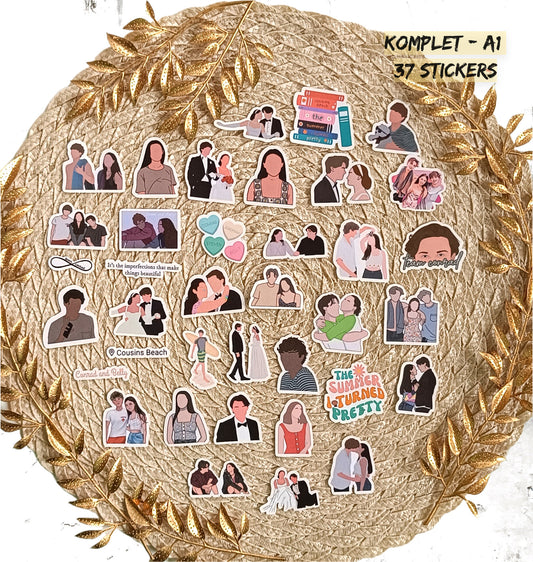 The Summer I Turned Pretty Stickers | Amazon Romance Vinyl Pack | Belly, Conrad & Jeremiah