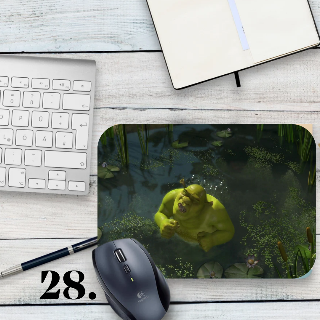 Mouse pad Shrek / Shrek – Shrek, Fiona and Donkey