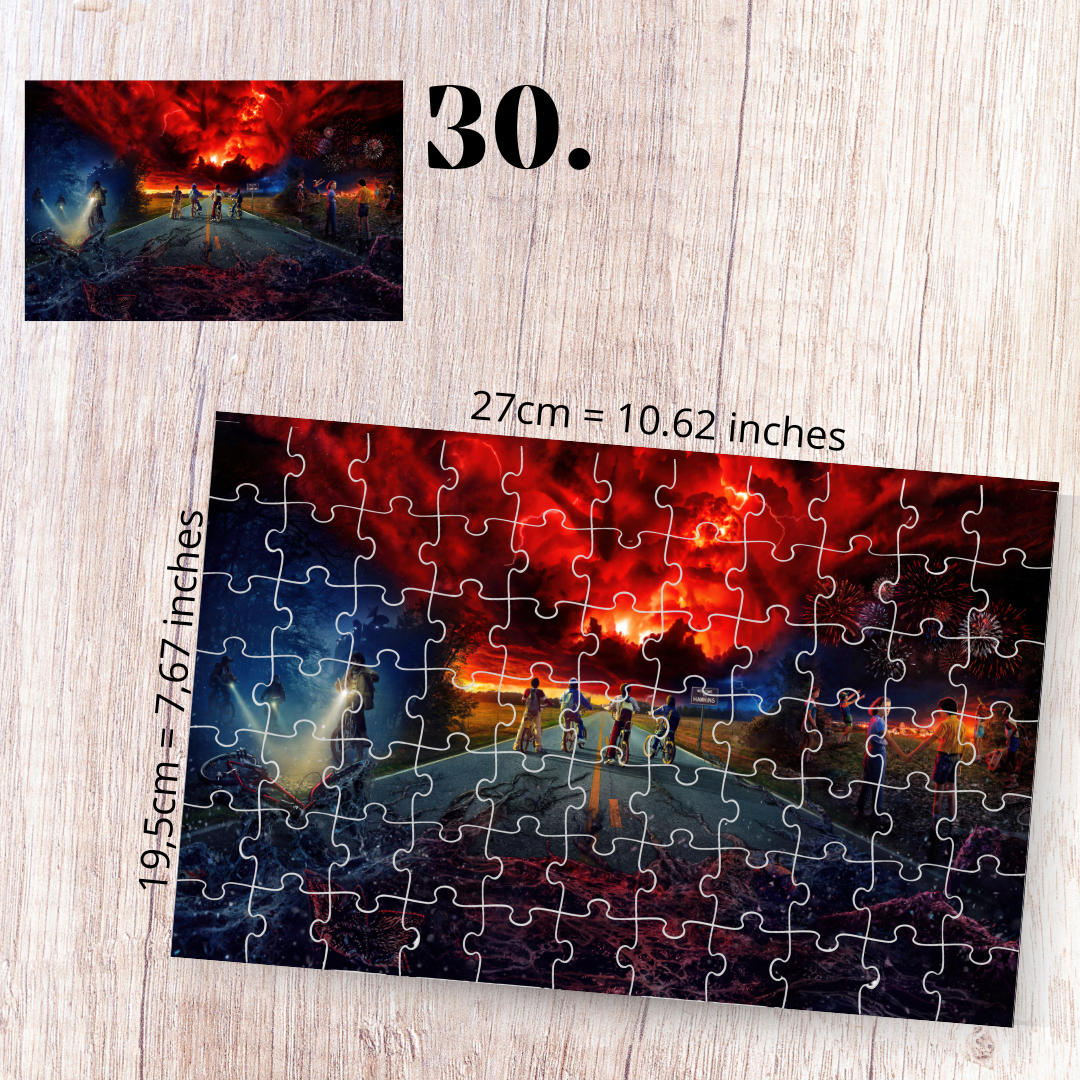 Puzzle Stranger Things / Stranger Things – serial Netflix, horror fantasy