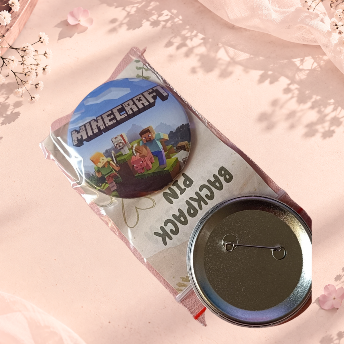 Przypinka 58 mm - Minecraft