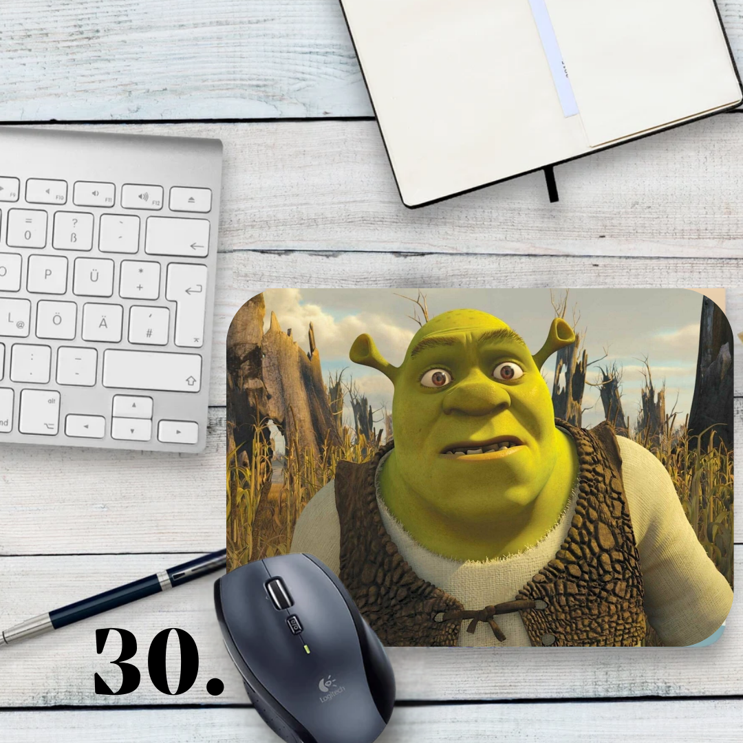 Mouse pad Shrek / Shrek – Shrek, Fiona and Donkey
