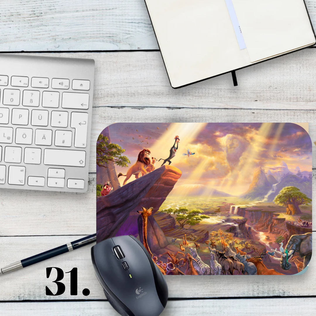 Podkładka pod mysz Król Lew / The Lion King – Simba, Nala, Timon i Pumba