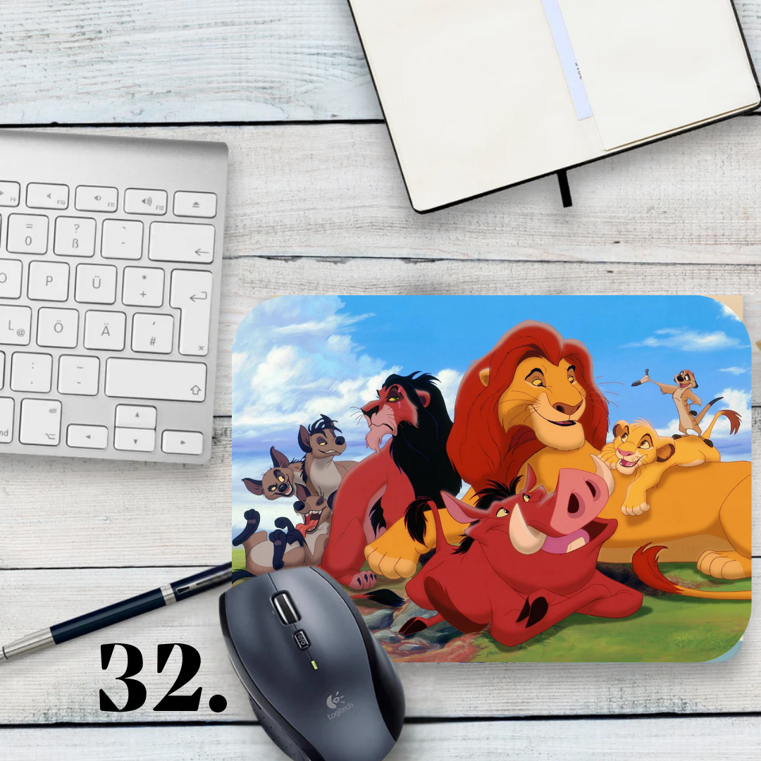 The Lion King Mouse Pad – Simba, Nala, Timon, and Pumbaa