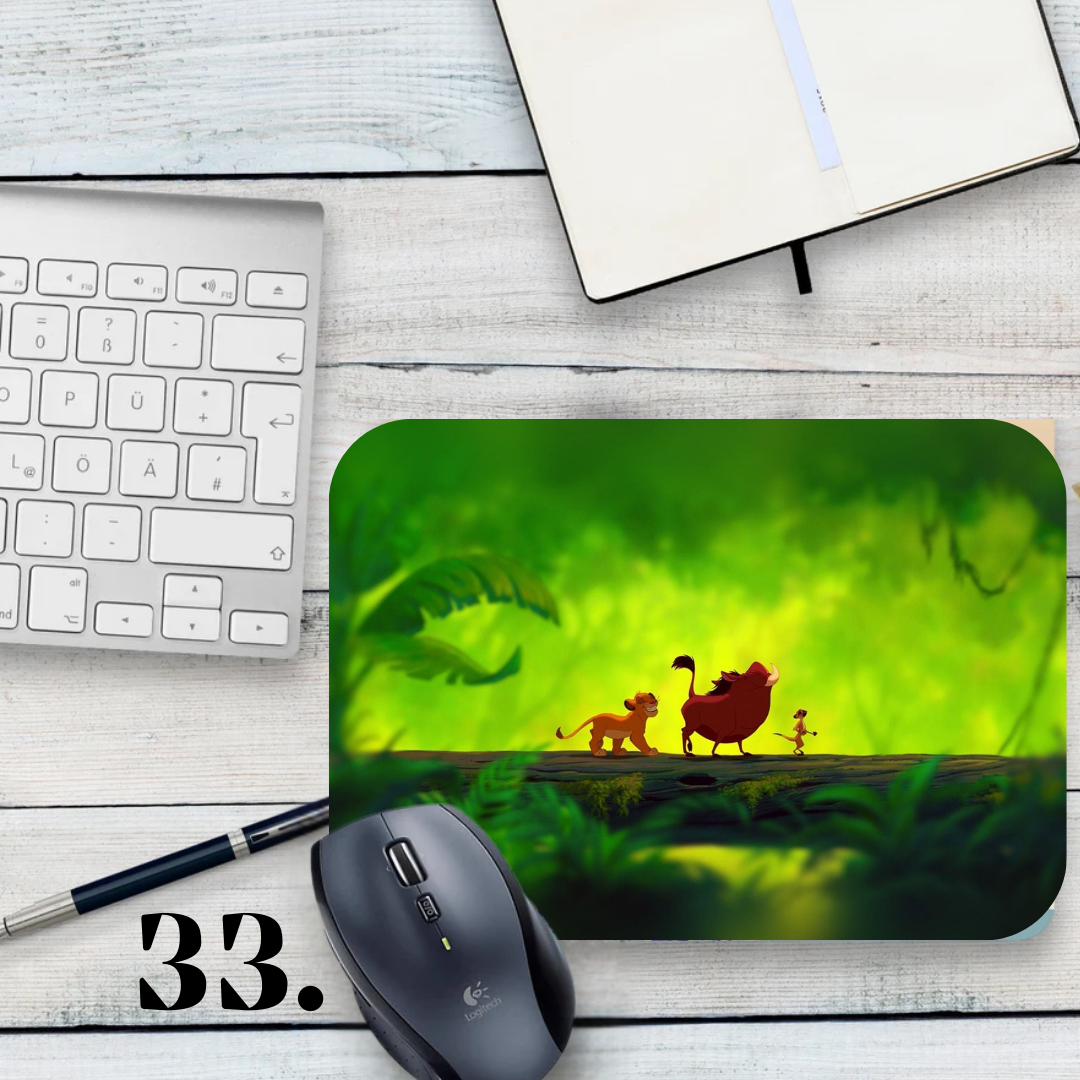 The Lion King Mouse Pad – Simba, Nala, Timon, and Pumbaa