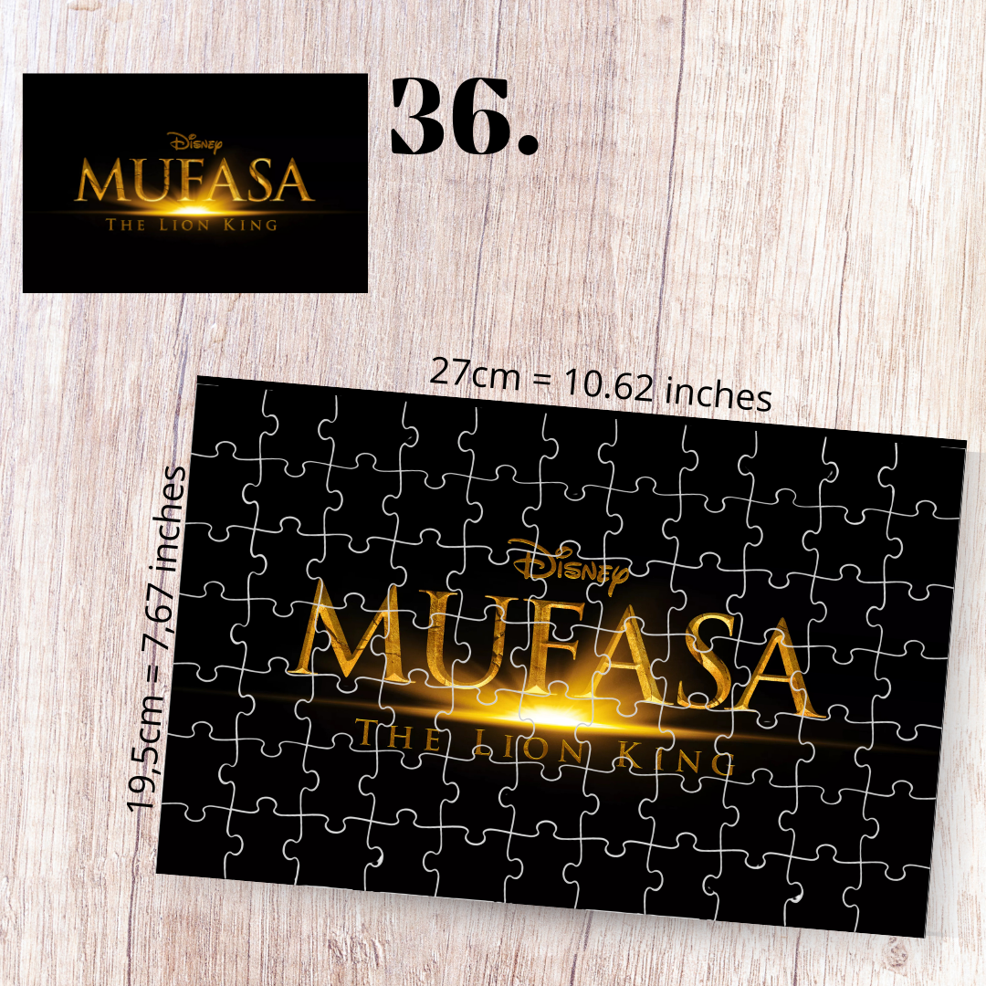 The Lion King puzzle - Simba, Nala, Timon and Pumbaa