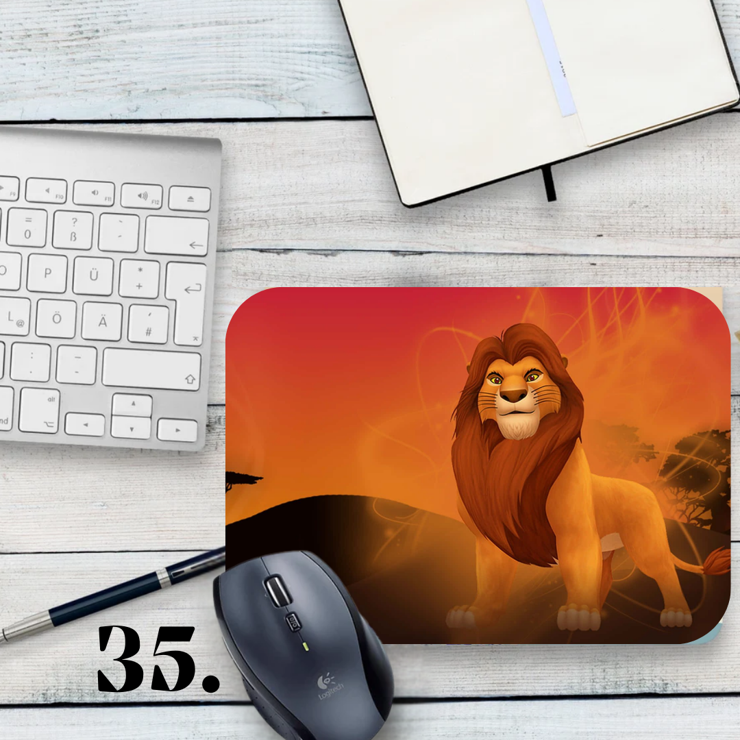 The Lion King Mouse Pad – Simba, Nala, Timon, and Pumbaa