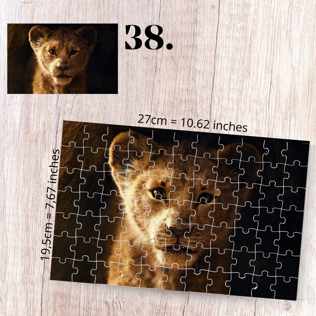 The Lion King puzzle - Simba, Nala, Timon and Pumbaa