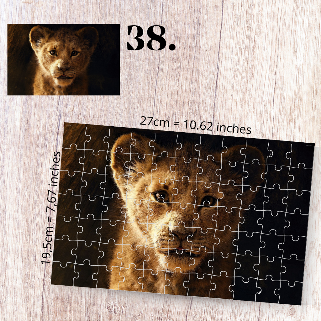 Puzzle mit 88 Teilen – Król Lew / The Lion King