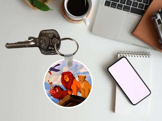 Breloczek Król Lew – inspirowany filmem Disney, estetyczny breloczek, Simba, Nala