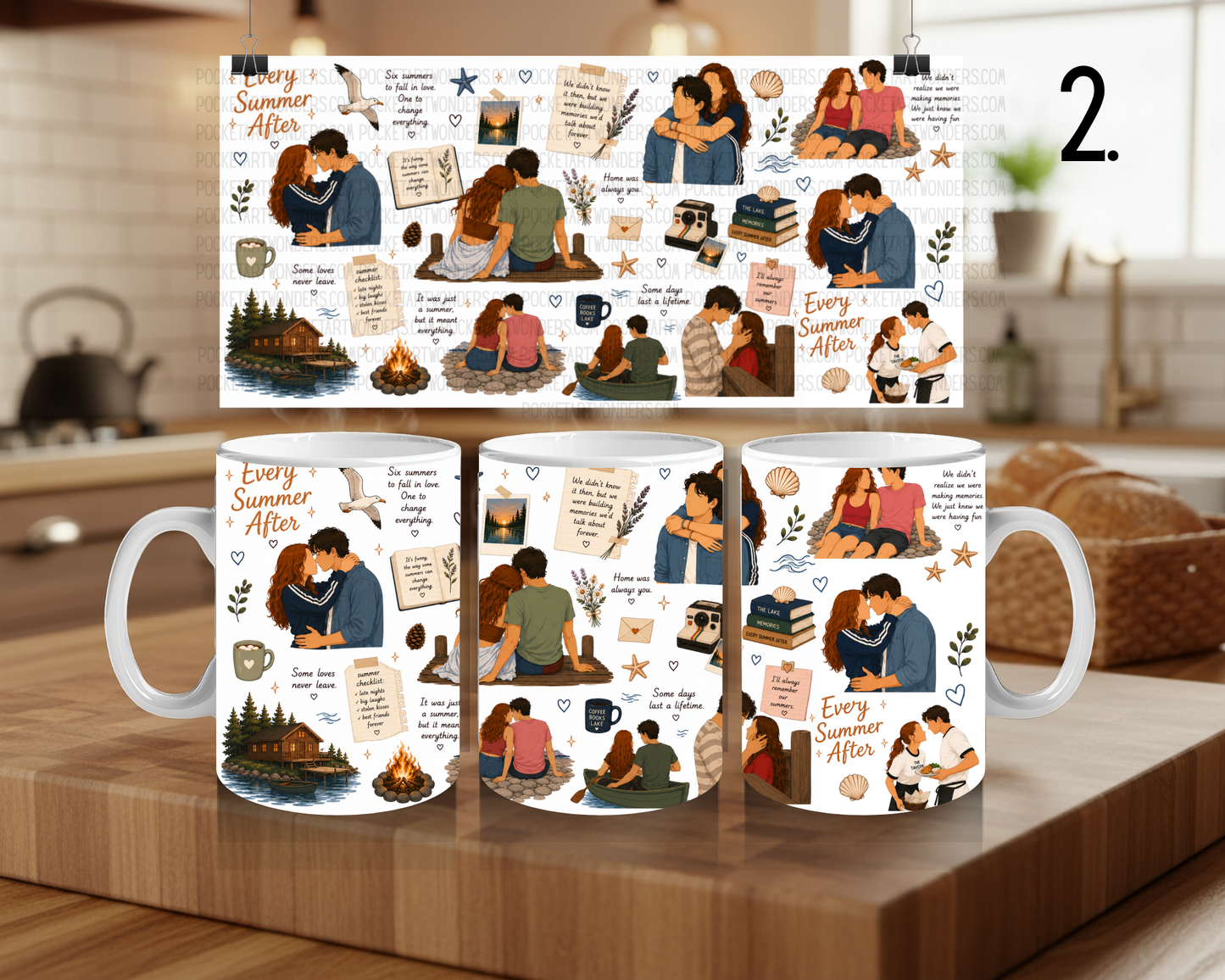 Każdy kolejny rok – bookish romance i BookTok aesthetic | Kubek 330 ml