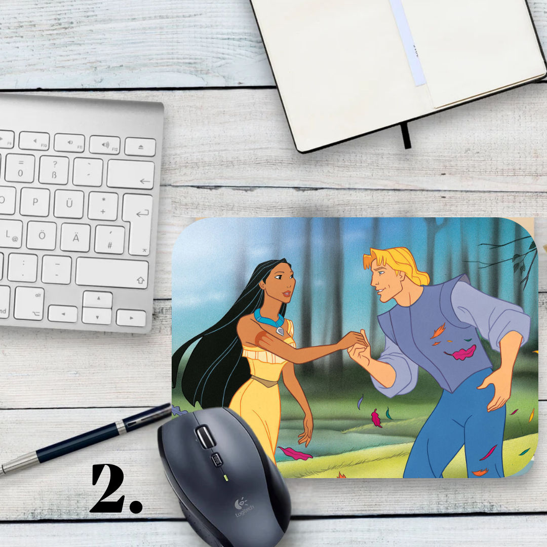 Pocahontas mouse pad / Pocahontas - Disney animation, classic fairy tale