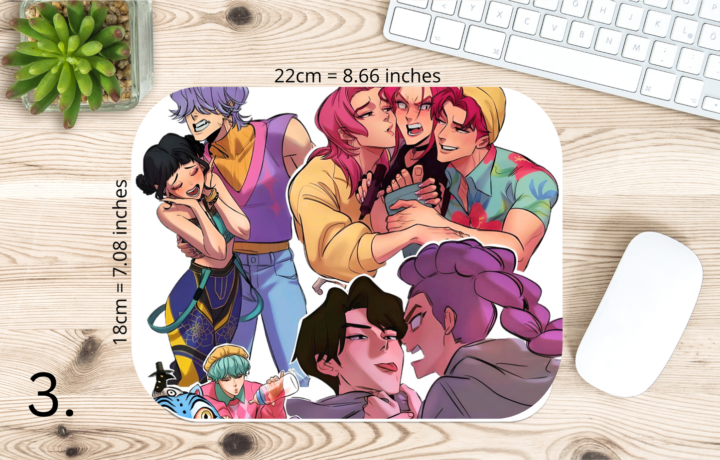 Kpop Demon Hunters | MAUSEPAD, Gaming Mouse Pad