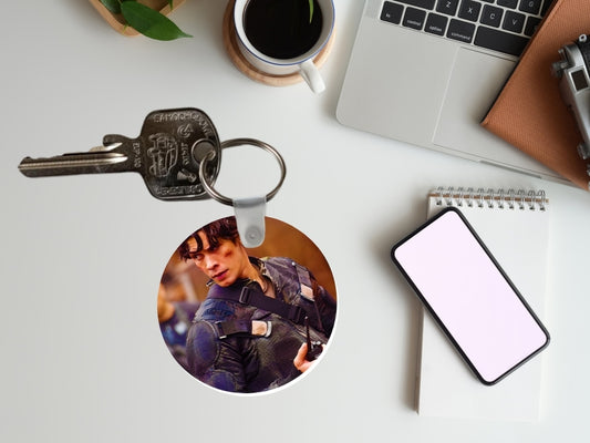 The 100 Keychain – Series-inspired, aesthetic keychain, Clarke Griffin, Bellamy Blake, Lexa