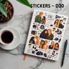 Stickerbogen – Off Campus