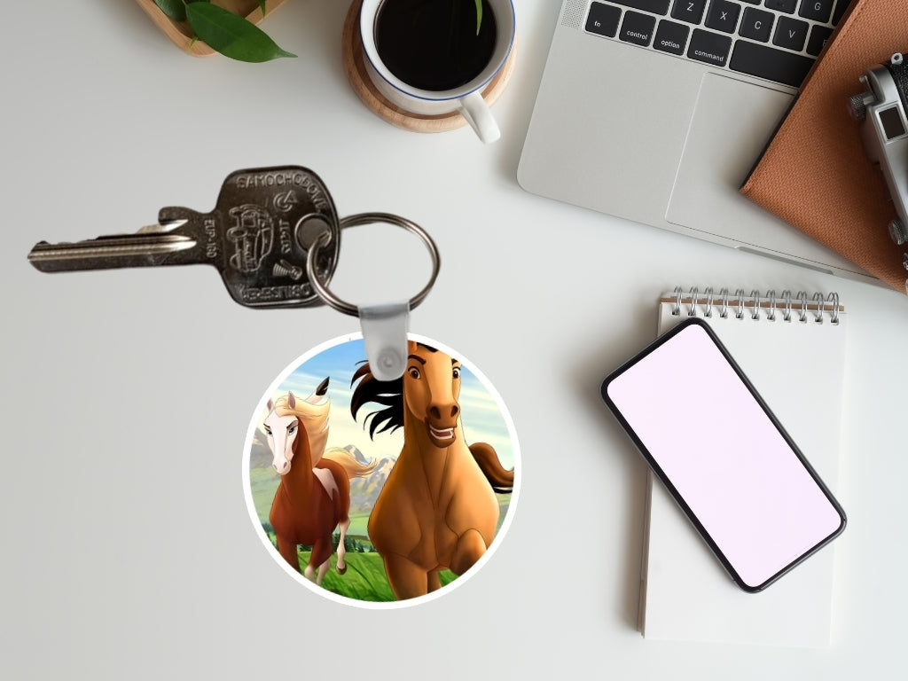 Breloczek Mustang z Dzikiej Doliny – inspirowany filmem, estetyczny breloczek, Spirit