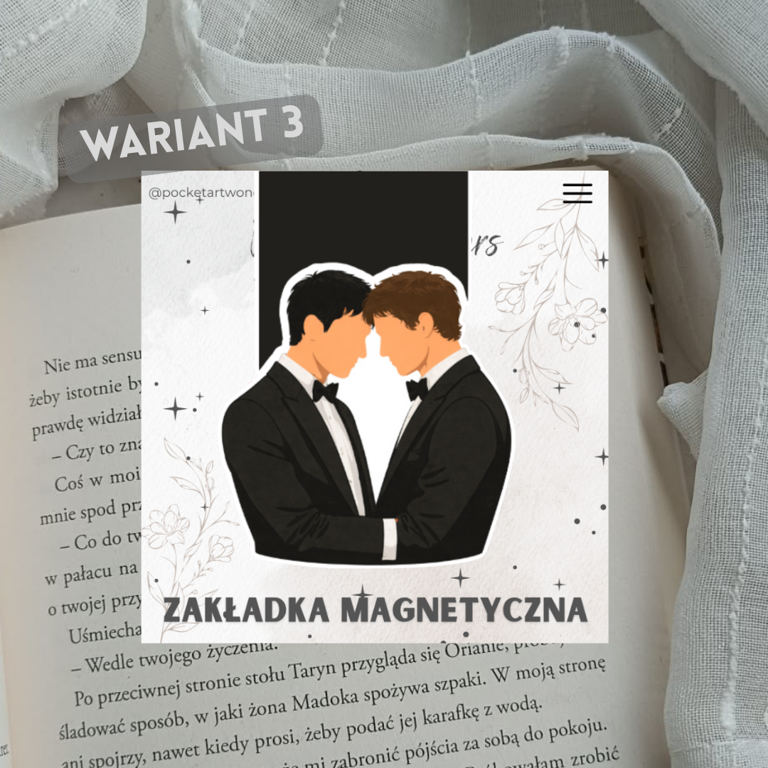 Zakładka magnetyczna - inspirowana Heated Rivalry