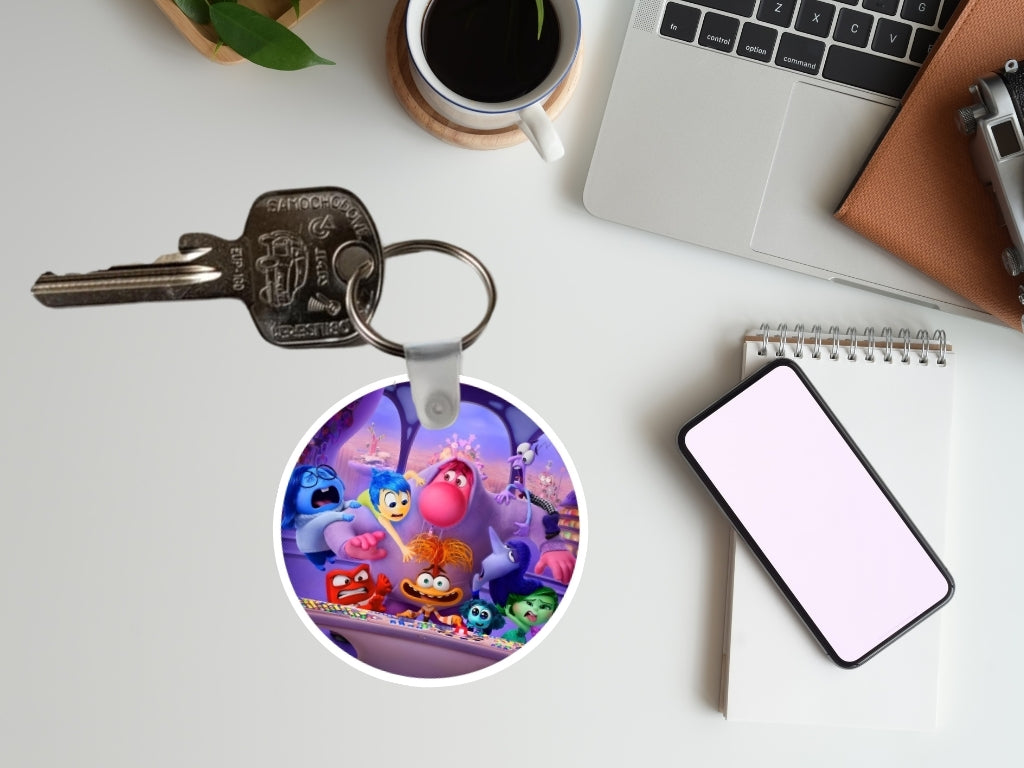 Breloczek W Głowie Się Nie Mieści – inspirowany filmem Pixar, uroczy breloczek emocje