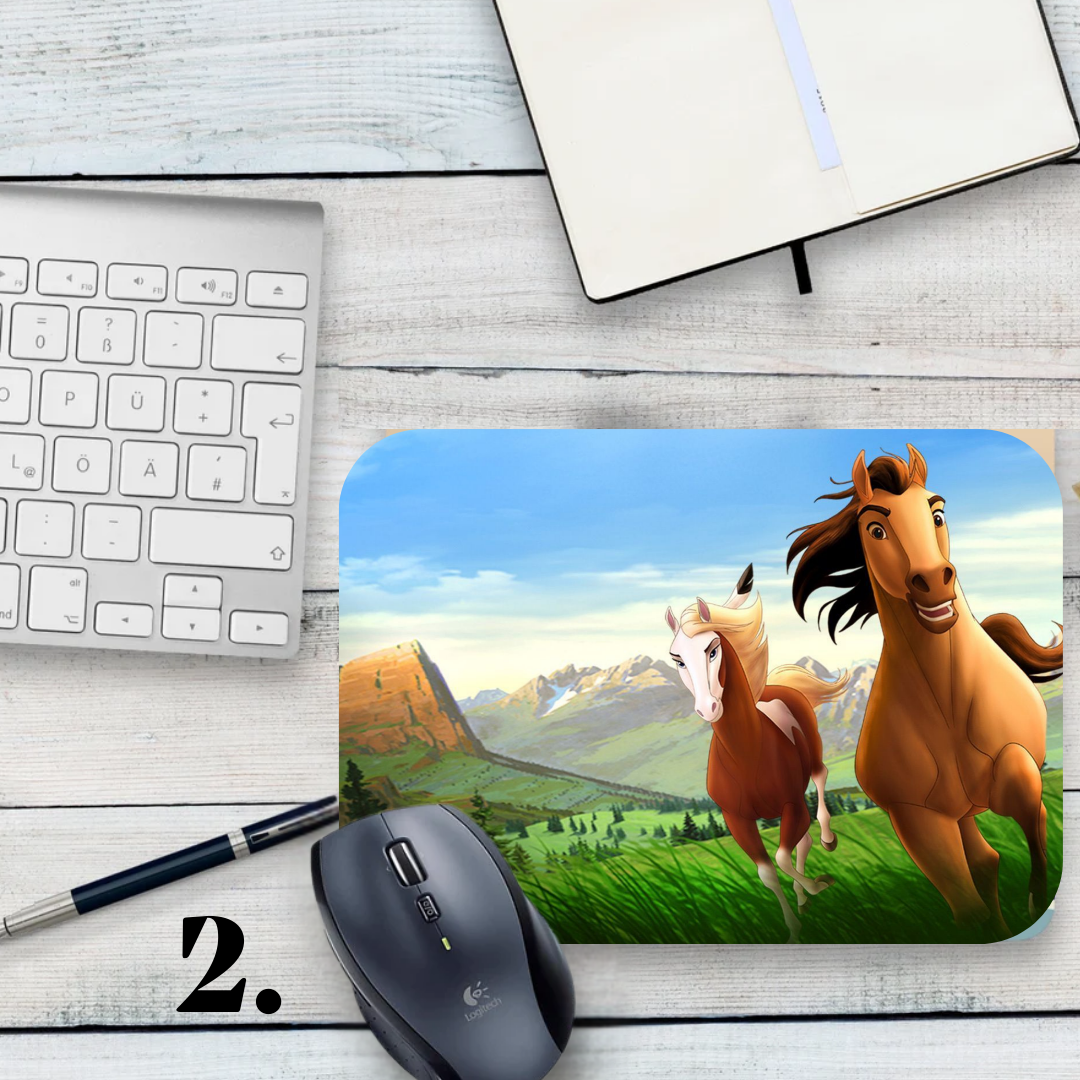 Mustang: Spirit of the Cimarron mouse pad - animation