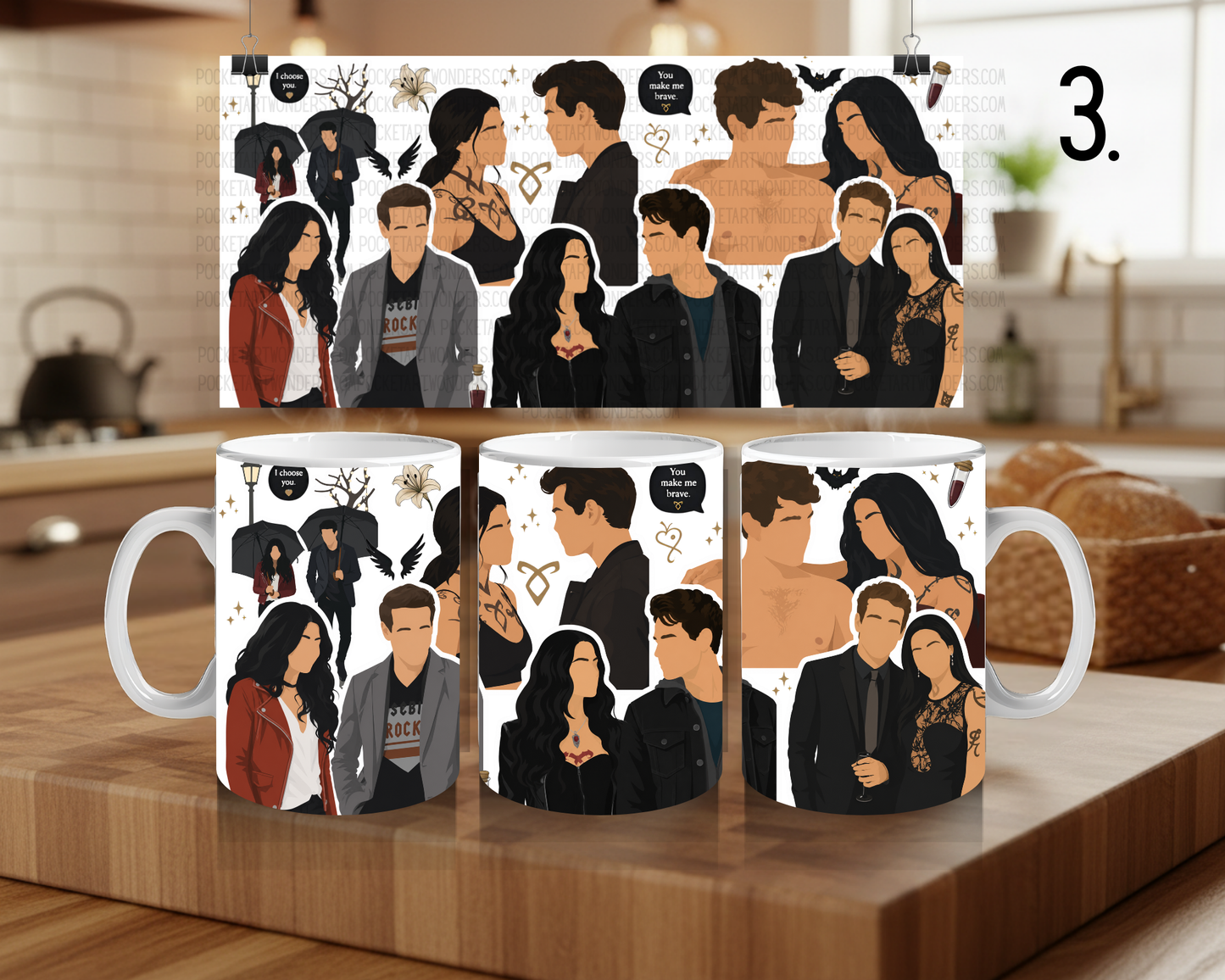 Ceramic Mug 330 ml - Shadowhunters Inspired