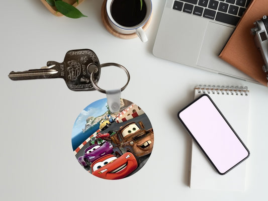 Breloczek Auta – inspirowany filmem Disney Pixar, zabawny breloczek, Zygzak McQueen