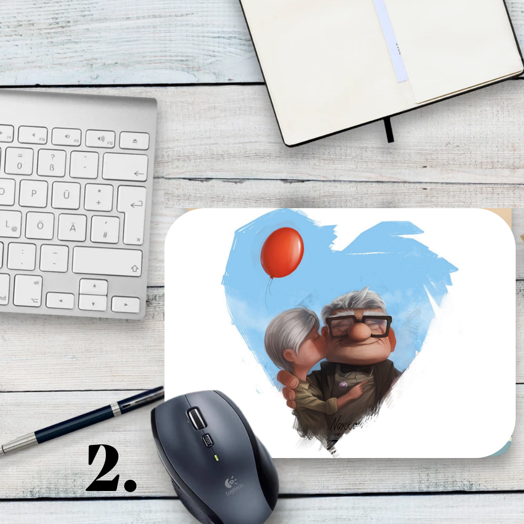 Mouse pad Up – Carl and Ellie, Pixar animation