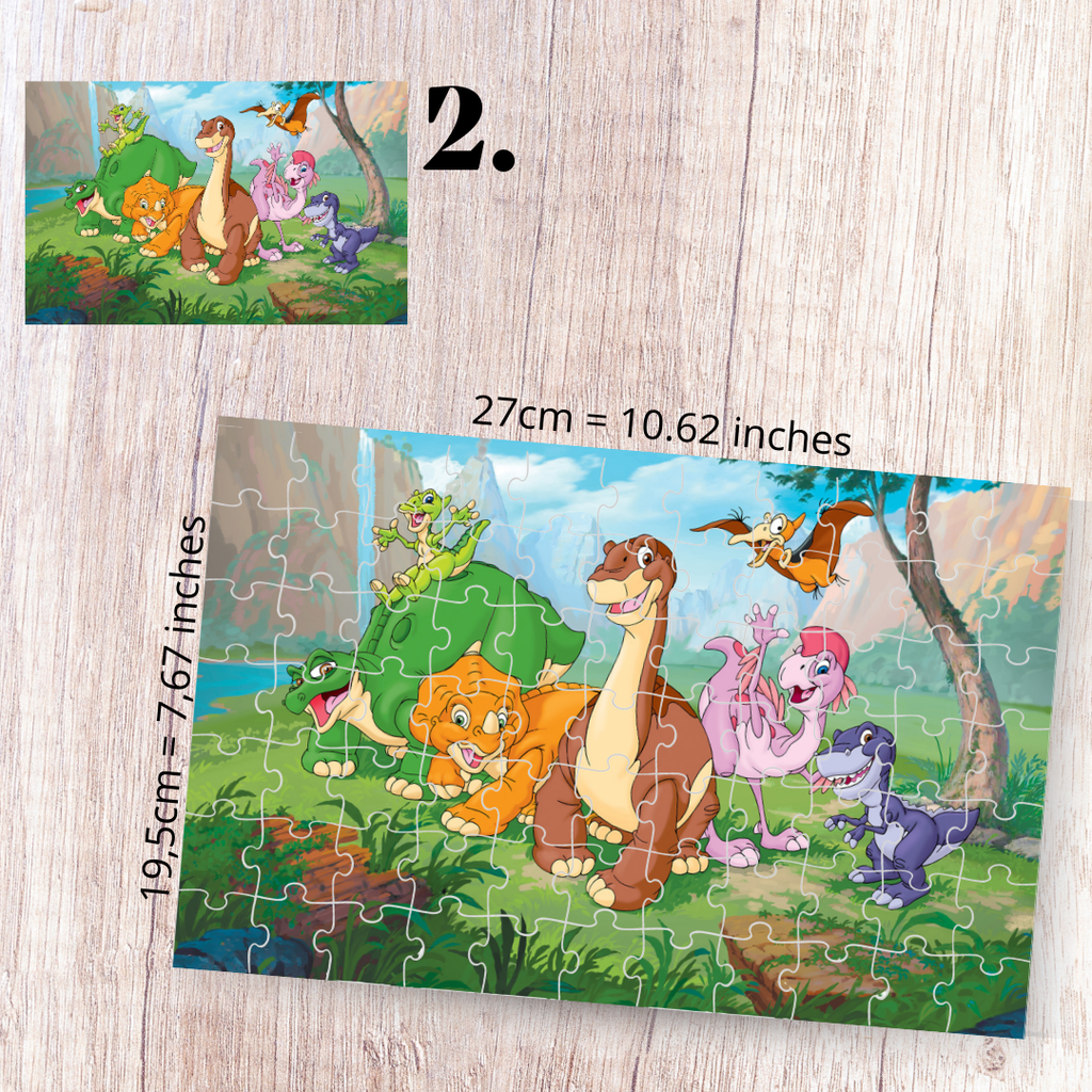 Puzzle 88 pièces – Pradawny ląd / The Land Before Time