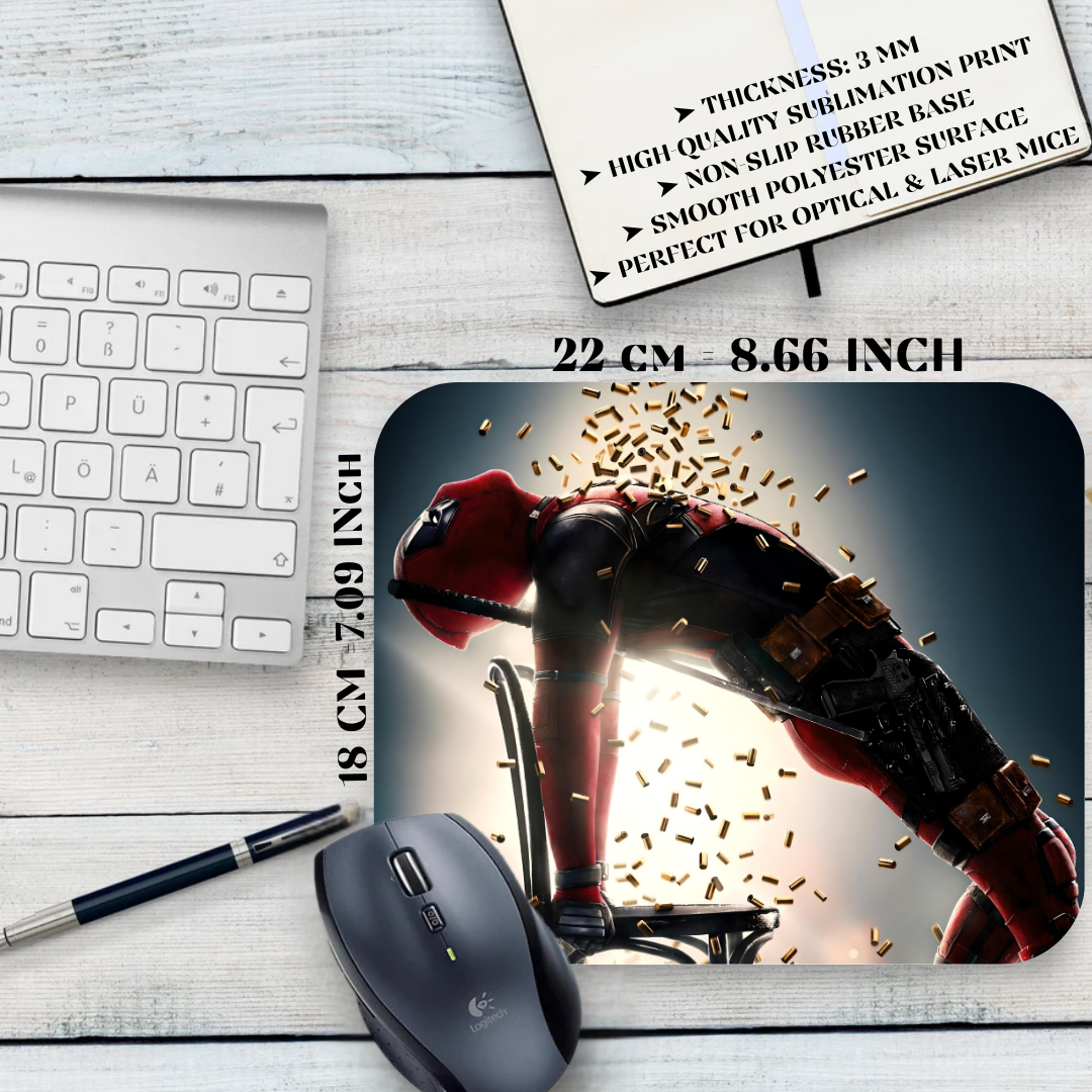 Podkładka pod mysz Deadpool i Wolverine / Deadpool & Wolverine – Marvel