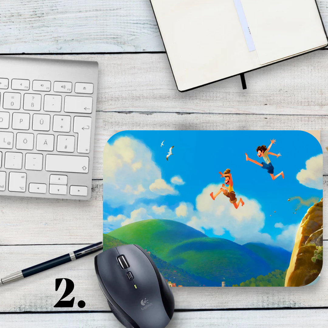 Podkładka pod mysz Luca / Luca – animacja Disney Pixar, Luca i Alberto