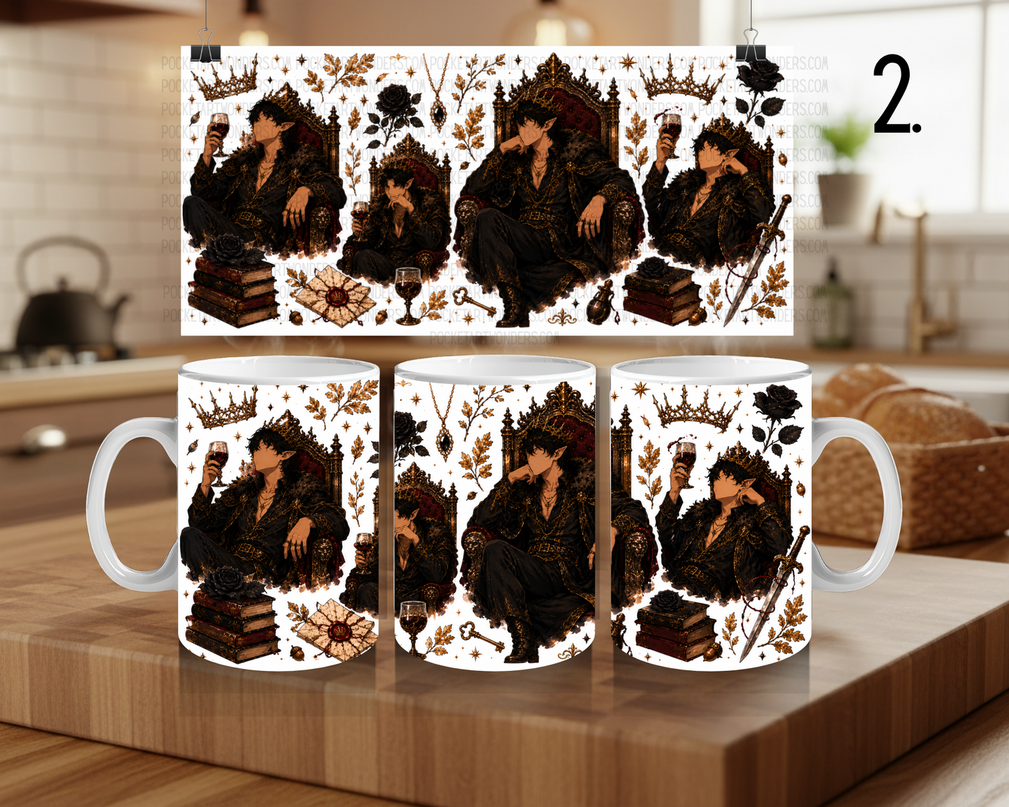 Ceramic Mug 330 ml - The Cruel Prince Inspired