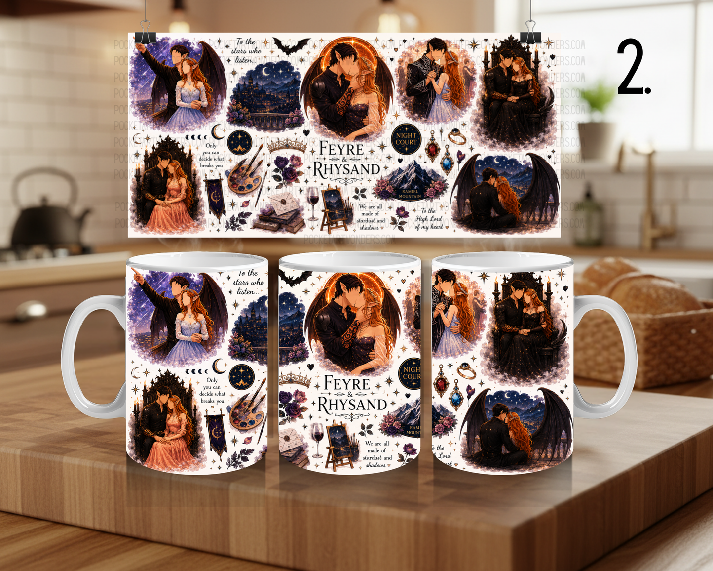 Ceramic Mug 330 ml - ACOTAR Inspired