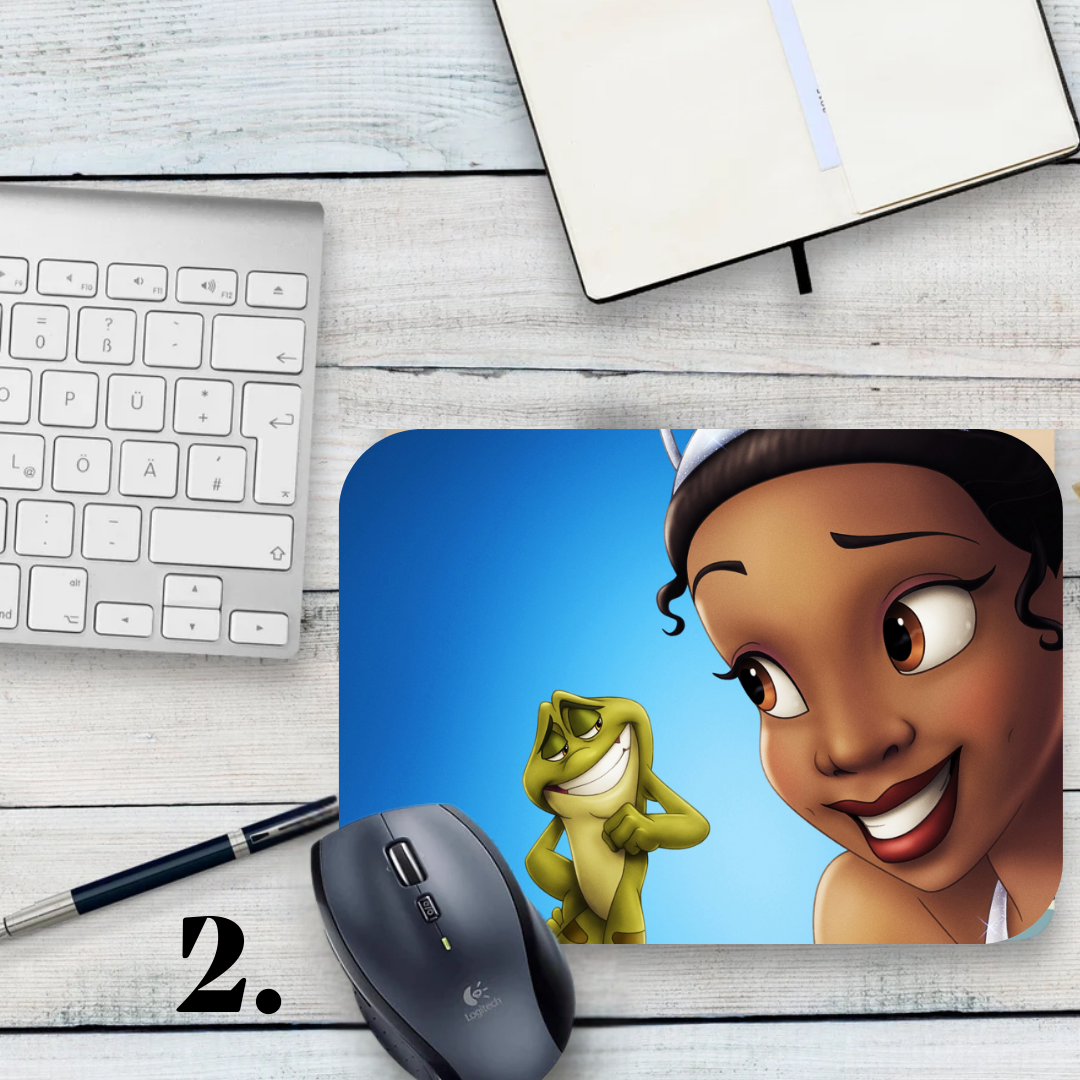 Podkładka pod mysz Księżniczka i żaba / The Princess and the Frog – animacja Disney, Tiana i Naveen