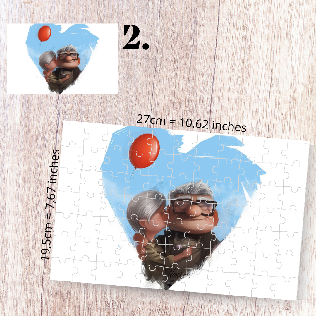 Puzzle 88 Pieces - Up Inspired