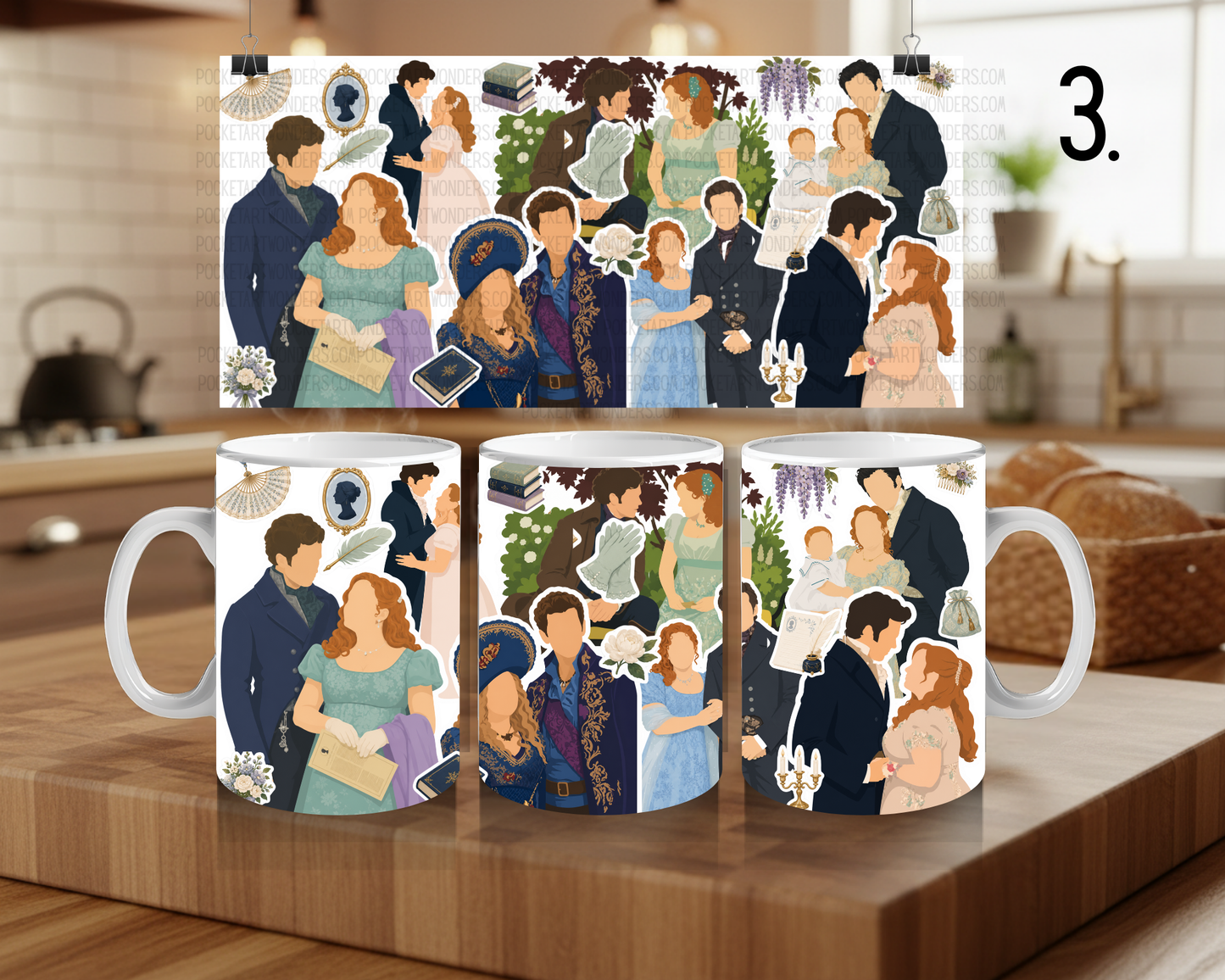 Ceramic Mug 330 ml - Bridgerton Inspired
