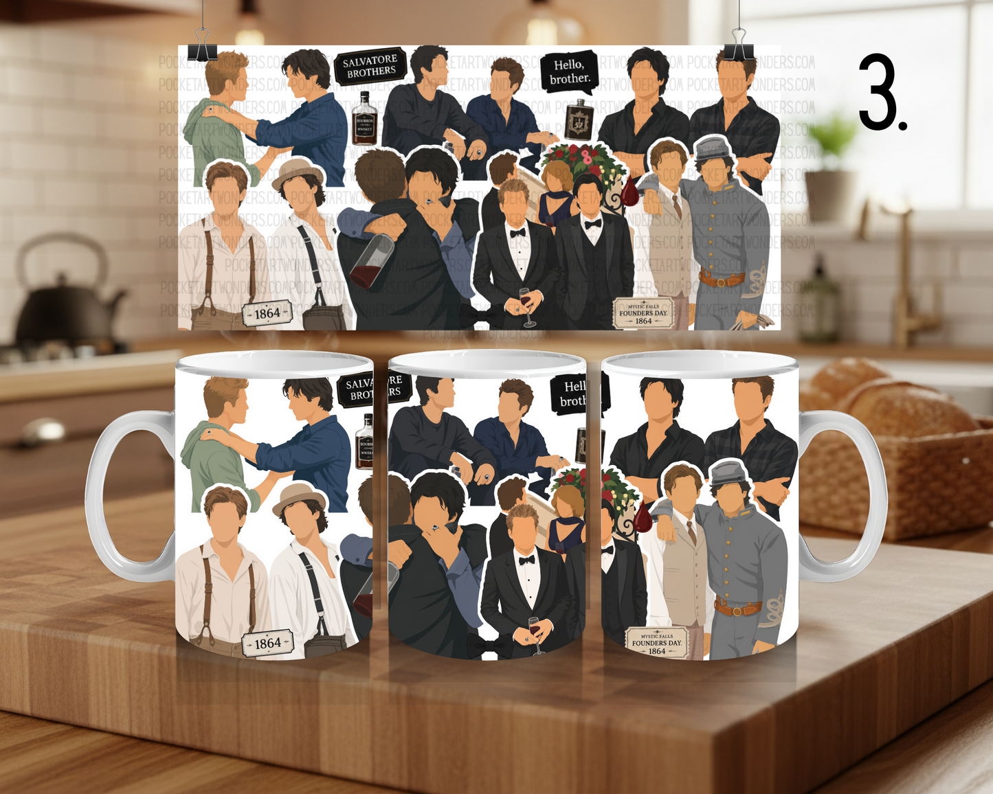 Ceramic Mug 330 ml - The Vampire Diaries, The Originals Inspired