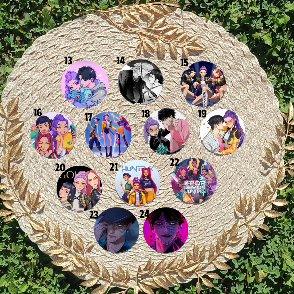 K-Pop The Money Hunters | Inspired Pins, Magnets & Keychains | Aesthetic K-Pop Gift for Fans