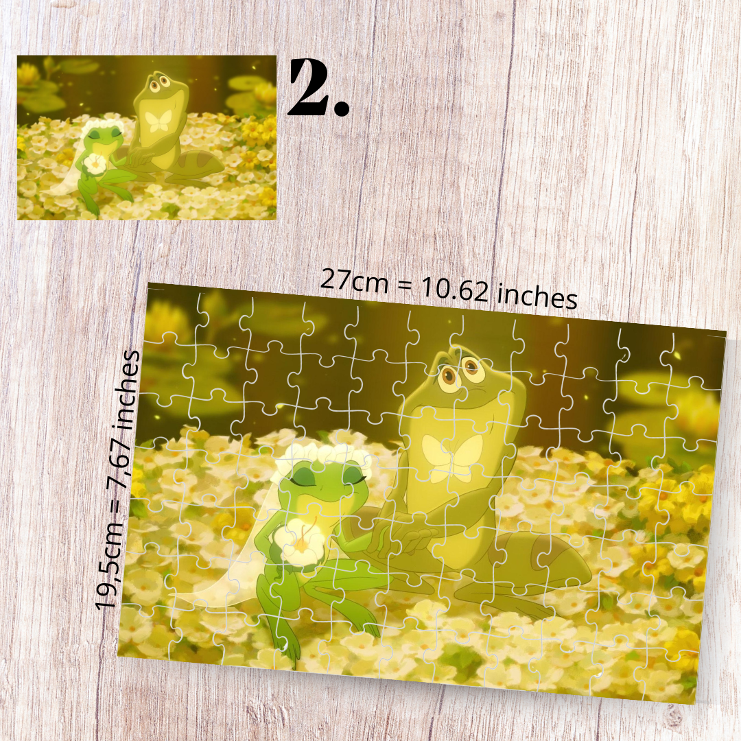 Puzzle Księżniczka i Żaba / The Princess and the Frog – animacja Disney