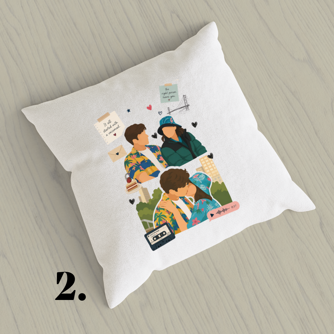 Pillow Cover - Voicemails for Isabelle