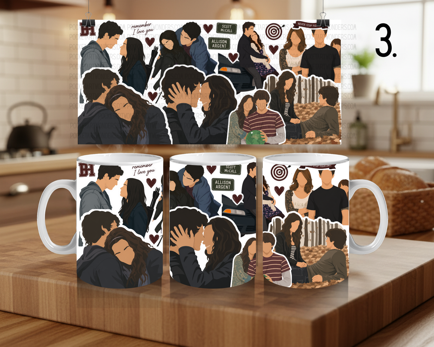 Ceramic Mug 330 ml - Teen Wolf Inspired