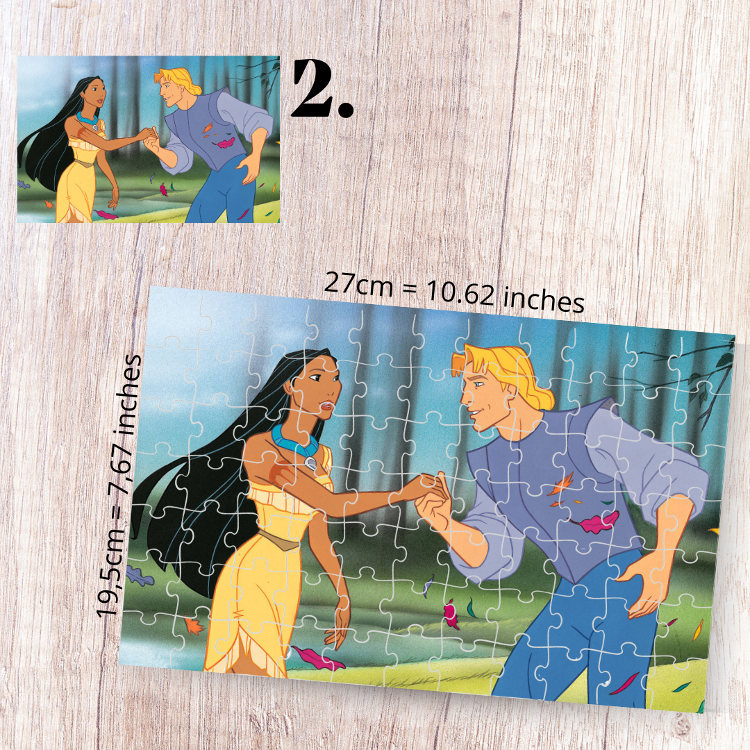 Puzzle Pocahontas / Pocahontas – klasyczna animacja Disney