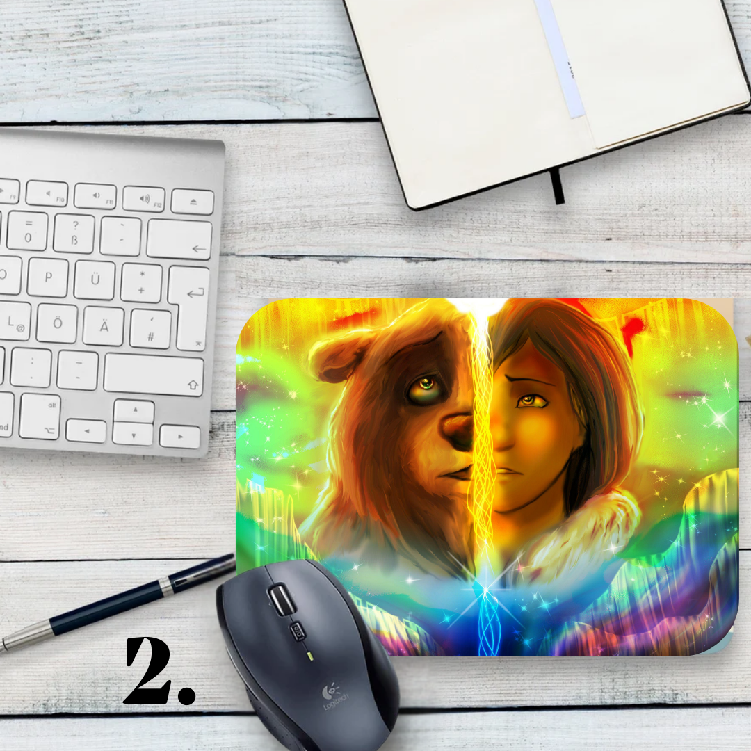Brother Bear Mouse Pad - Koda and Kenai