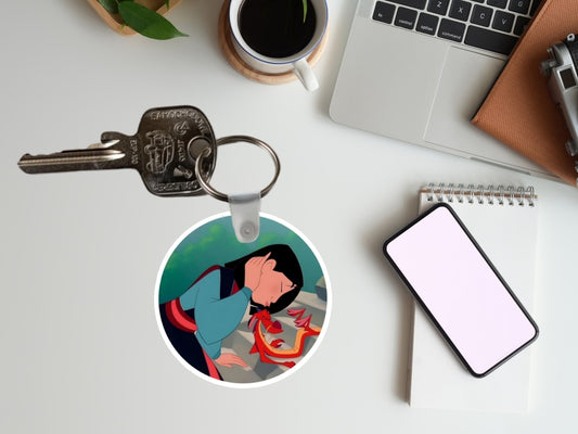 Breloczek Mulan – inspirowany filmem Disney, estetyczny breloczek, Mushu, Li Shang