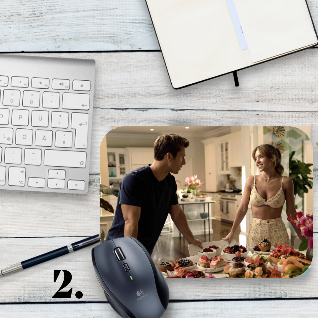 Podkładka pod mysz Tylko nie ty / Anyone But You – komedia romantyczna, Bea i Ben