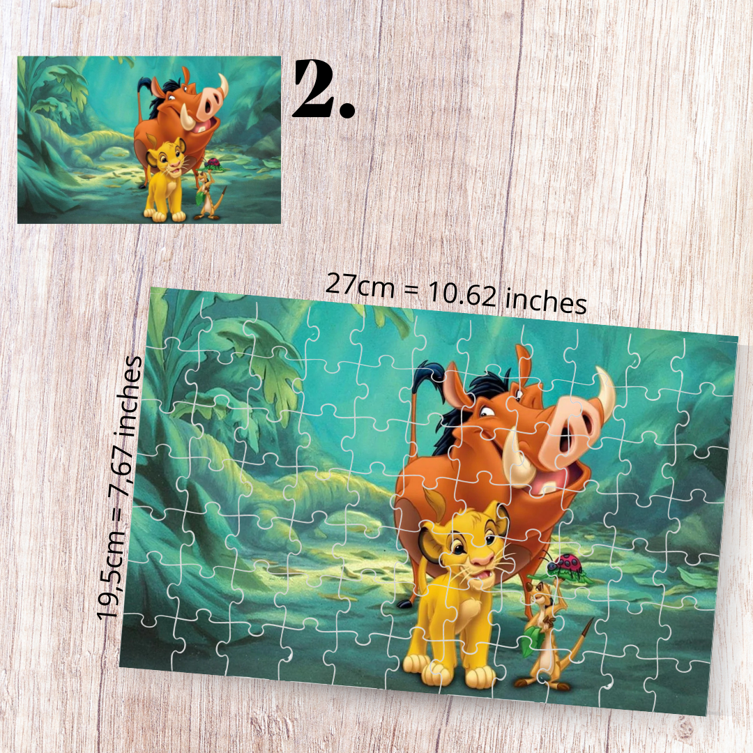 Puzzle 88 Pieces - The Lion King Inspired