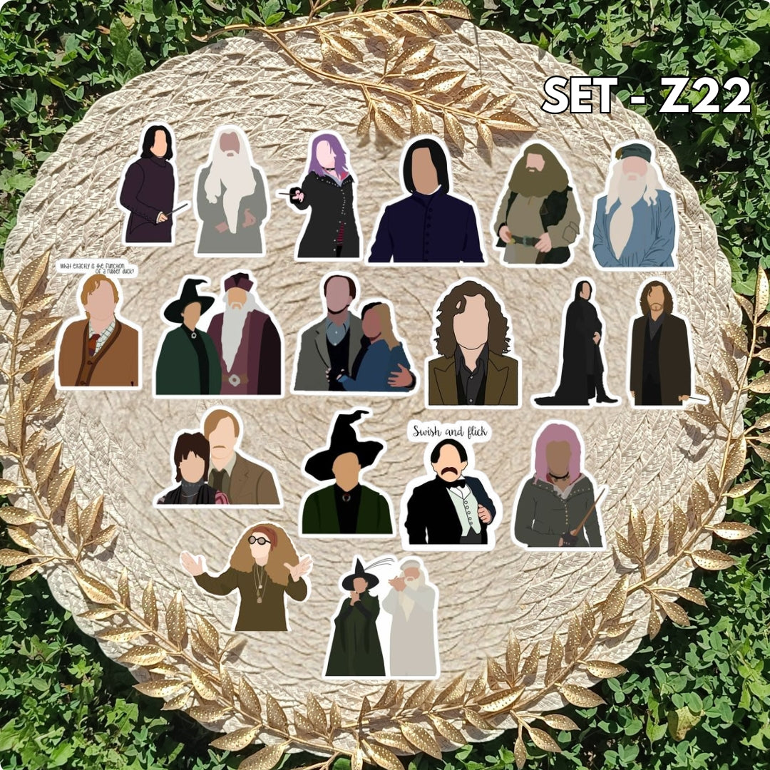 Zestaw naklejek Harry Potter / Harry Potter – Hogwart, domy szkoły magii