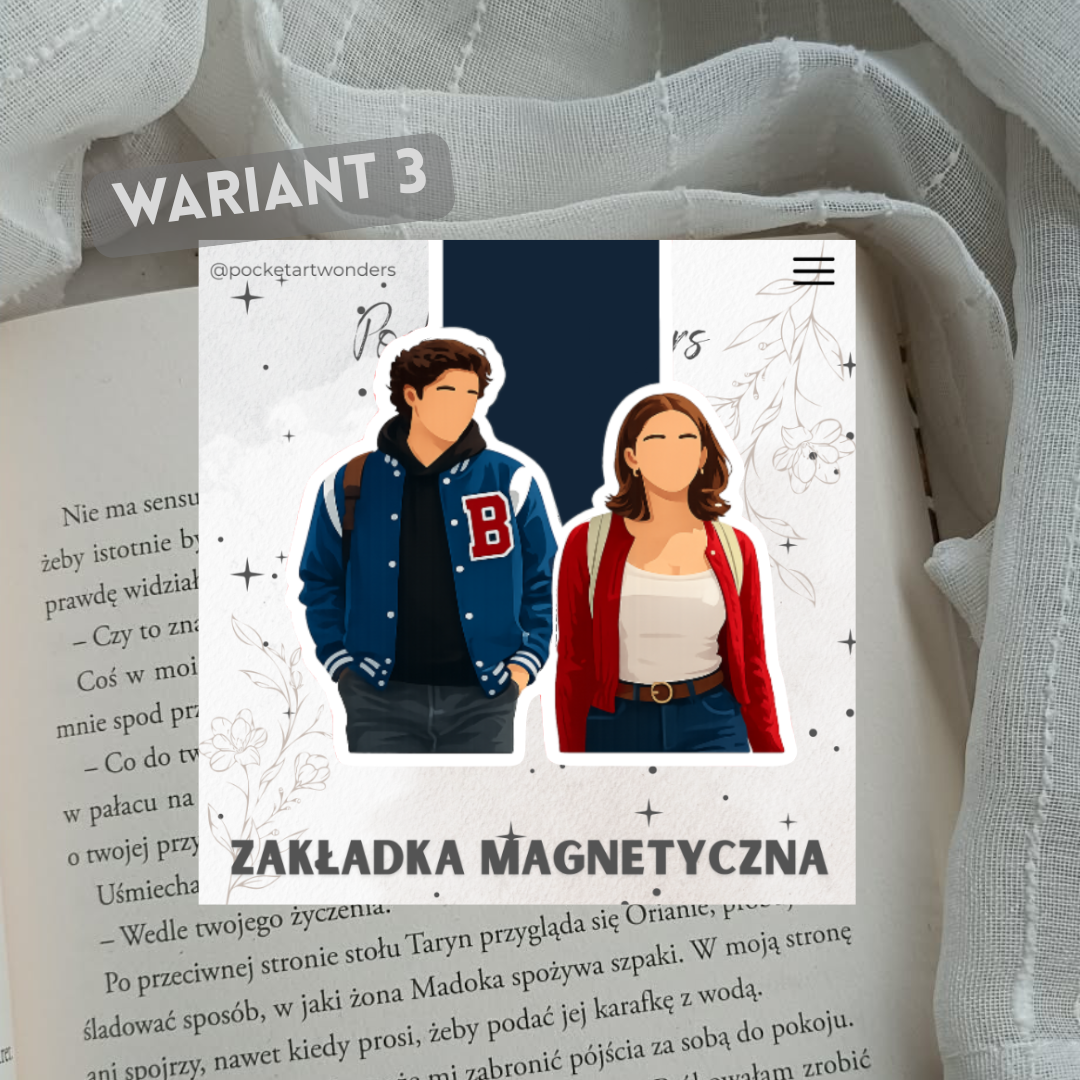 Magnetische Lesezeichen für das Buch Off Campus – Hockey-Romance und BookTok-Ästhetik