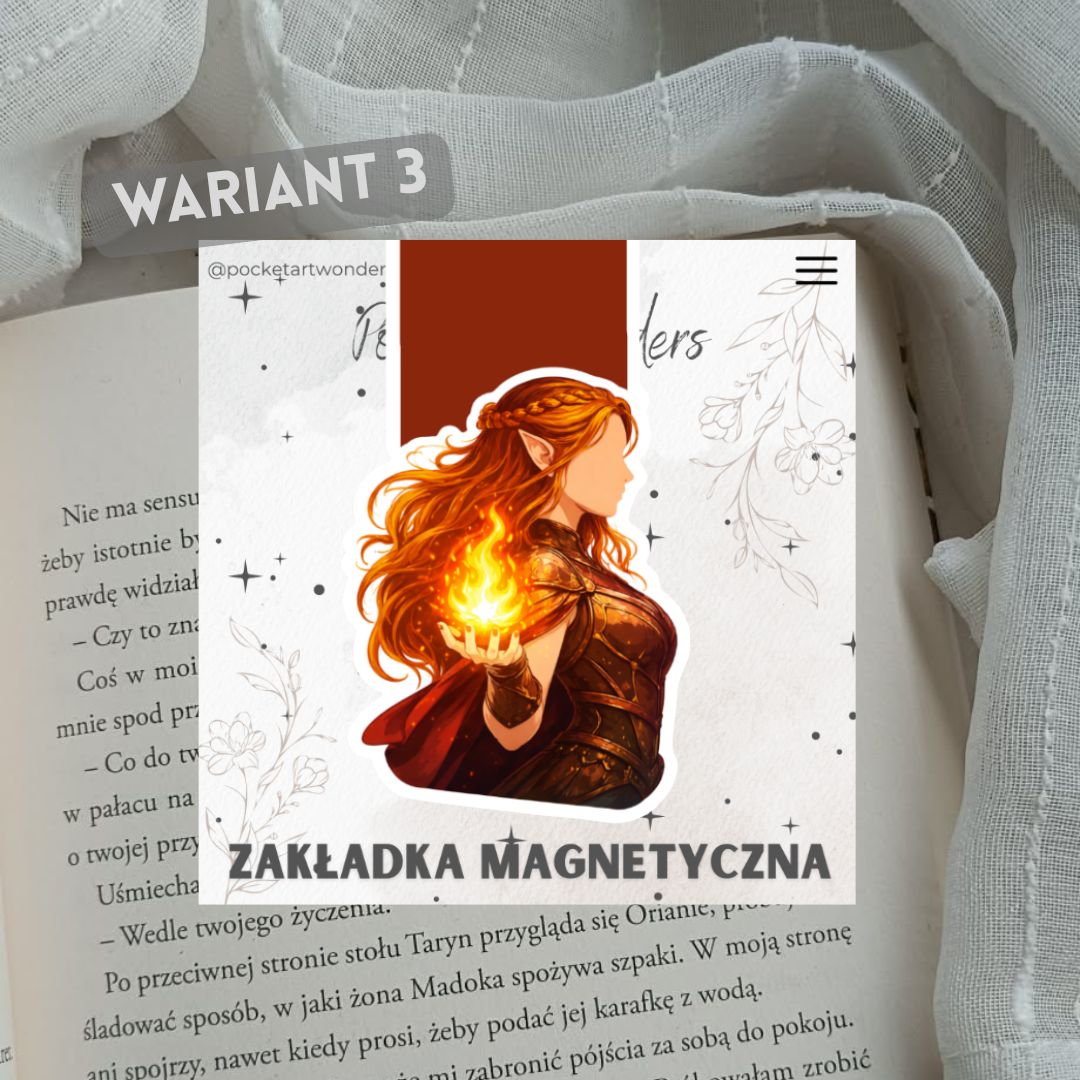 Zakładka magnetyczna - inspirowana Throne of Glass
