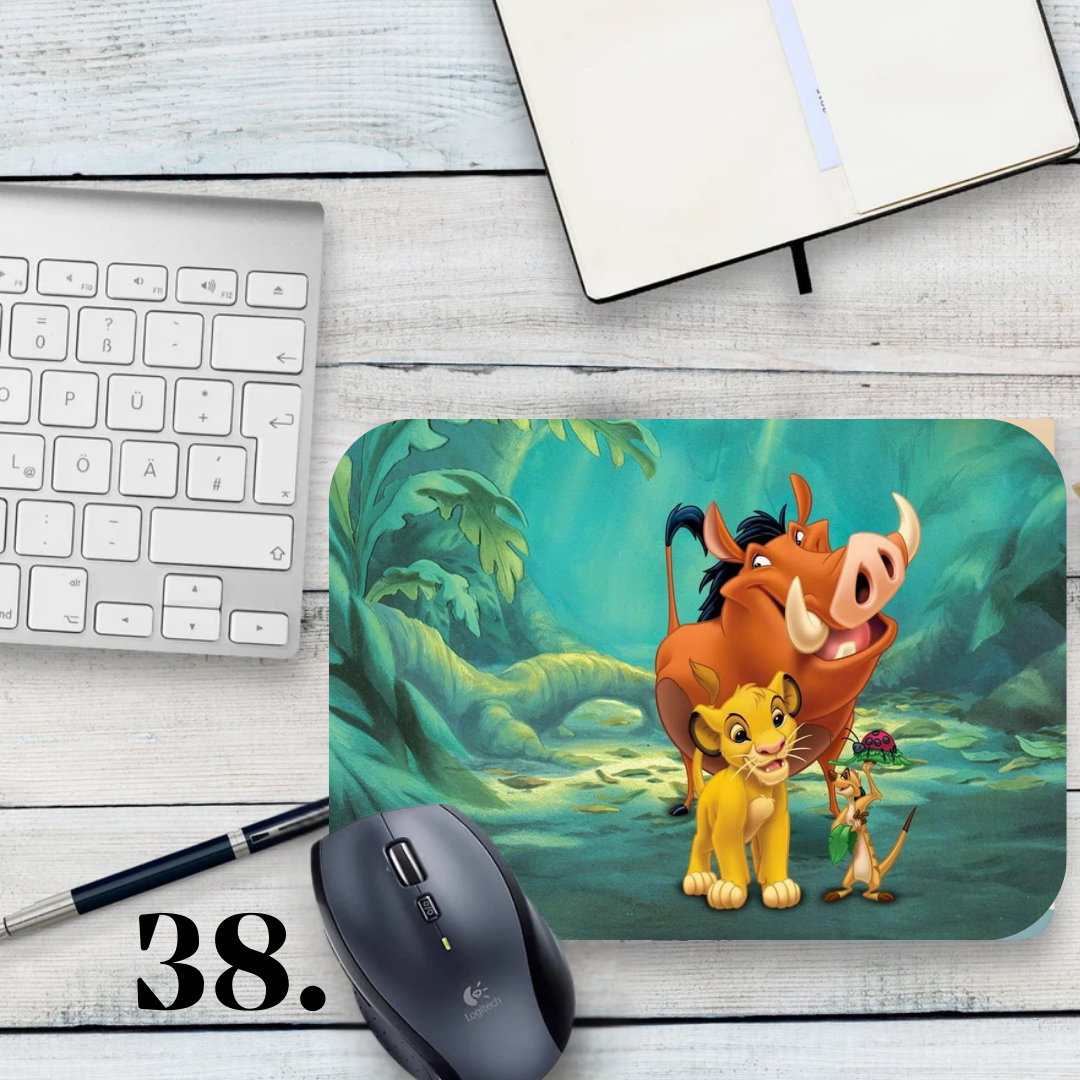 The Lion King Mouse Pad – Simba, Nala, Timon, and Pumbaa