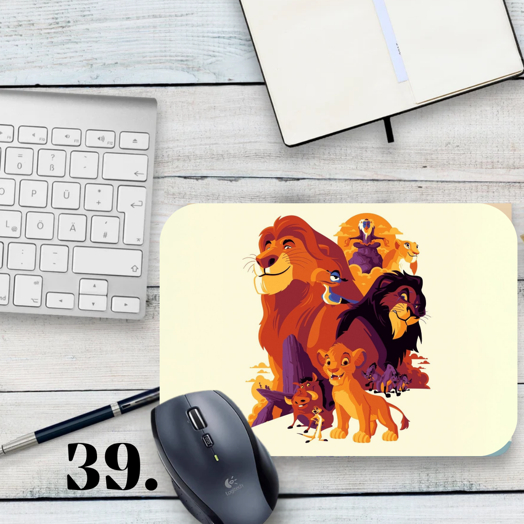 Podkładka pod mysz Król Lew / The Lion King – Simba, Nala, Timon i Pumba